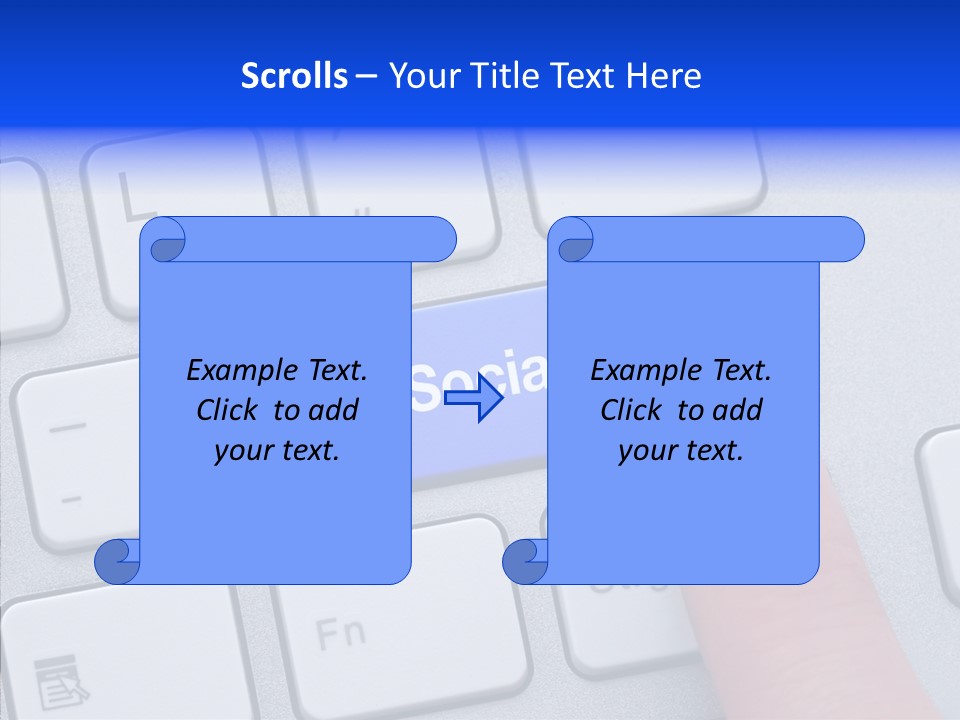 Communicate Computer Concept PowerPoint Template