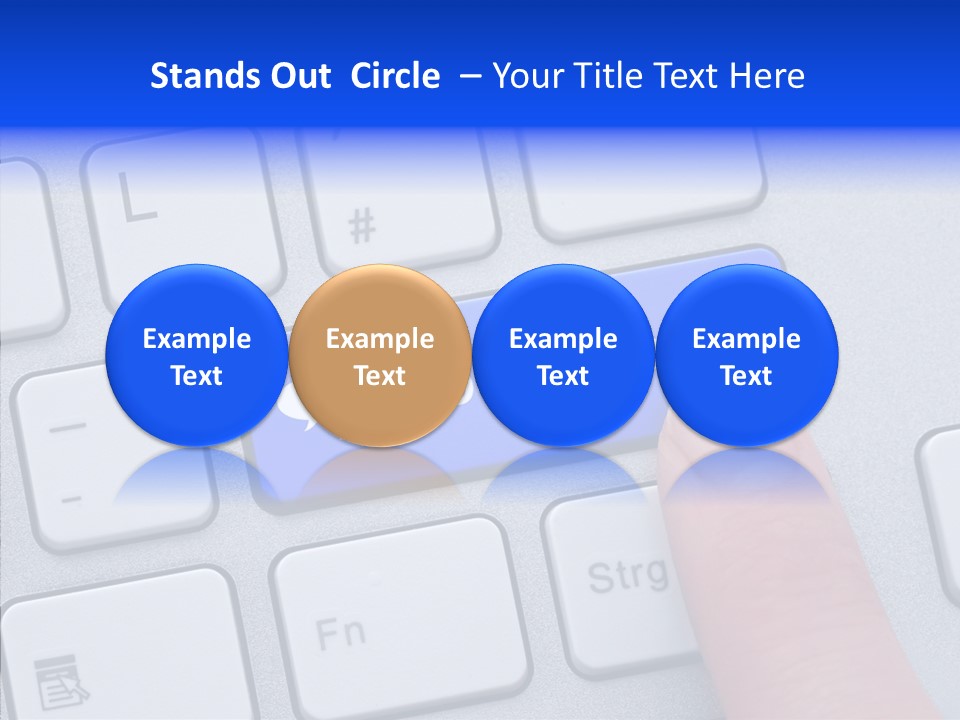 Communicate Computer Concept PowerPoint Template