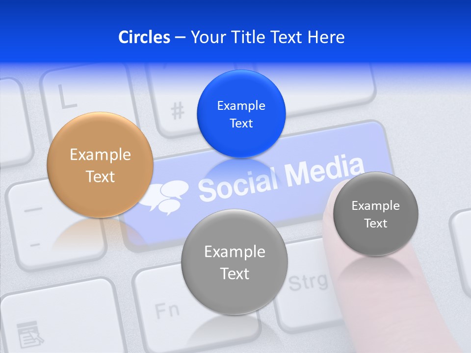Communicate Computer Concept PowerPoint Template
