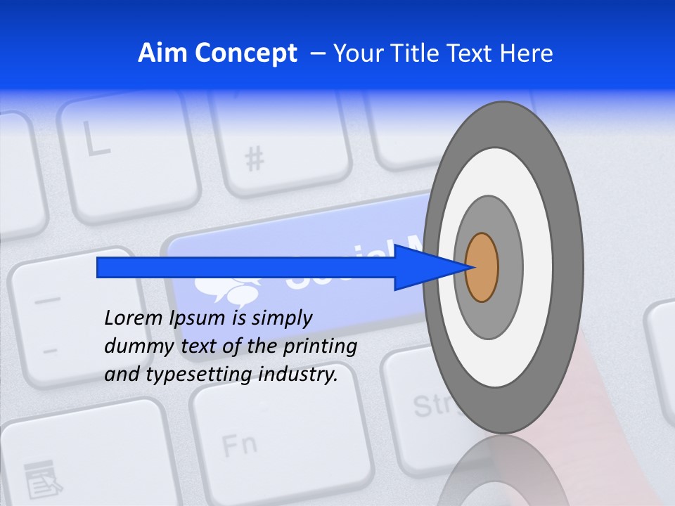 Communicate Computer Concept PowerPoint Template