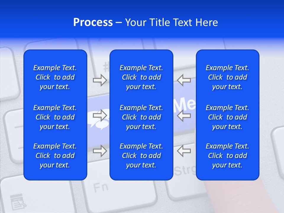 Communicate Computer Concept PowerPoint Template