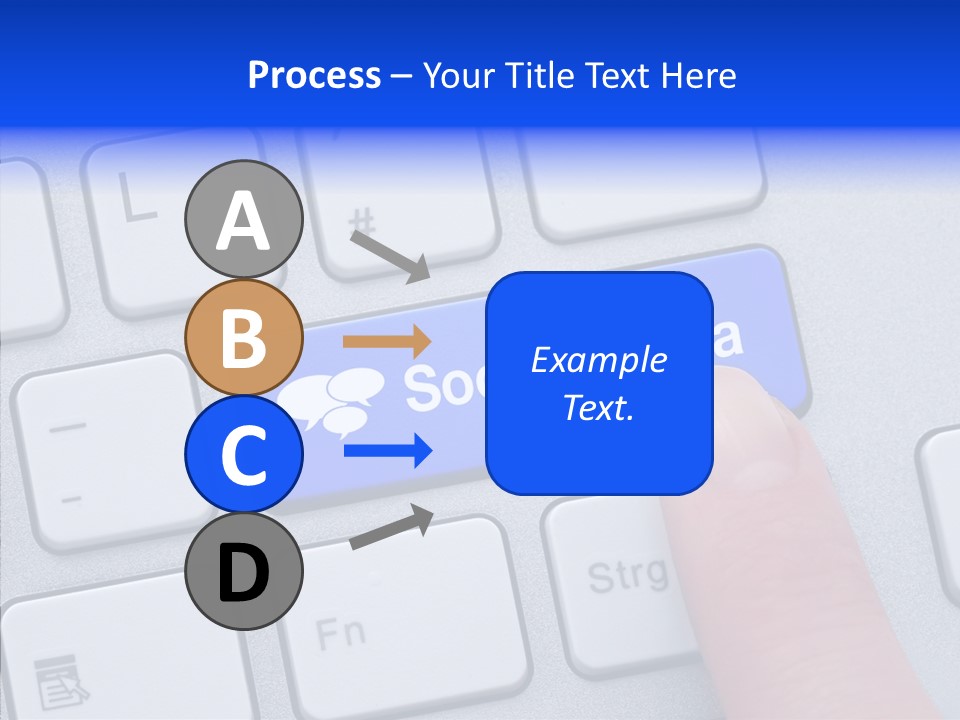 Communicate Computer Concept PowerPoint Template