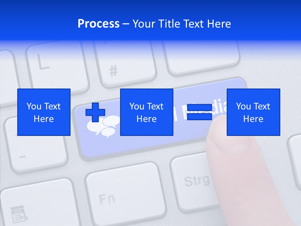 Communicate Computer Concept PowerPoint Template