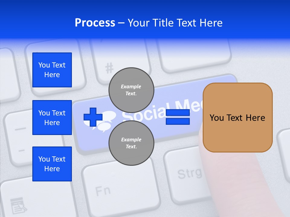 Communicate Computer Concept PowerPoint Template