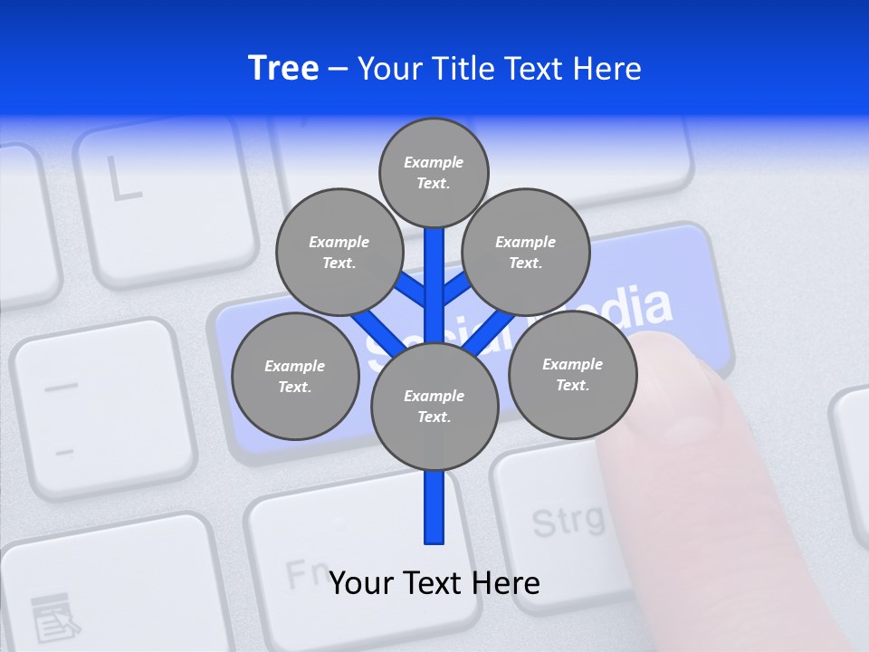 Communicate Computer Concept PowerPoint Template