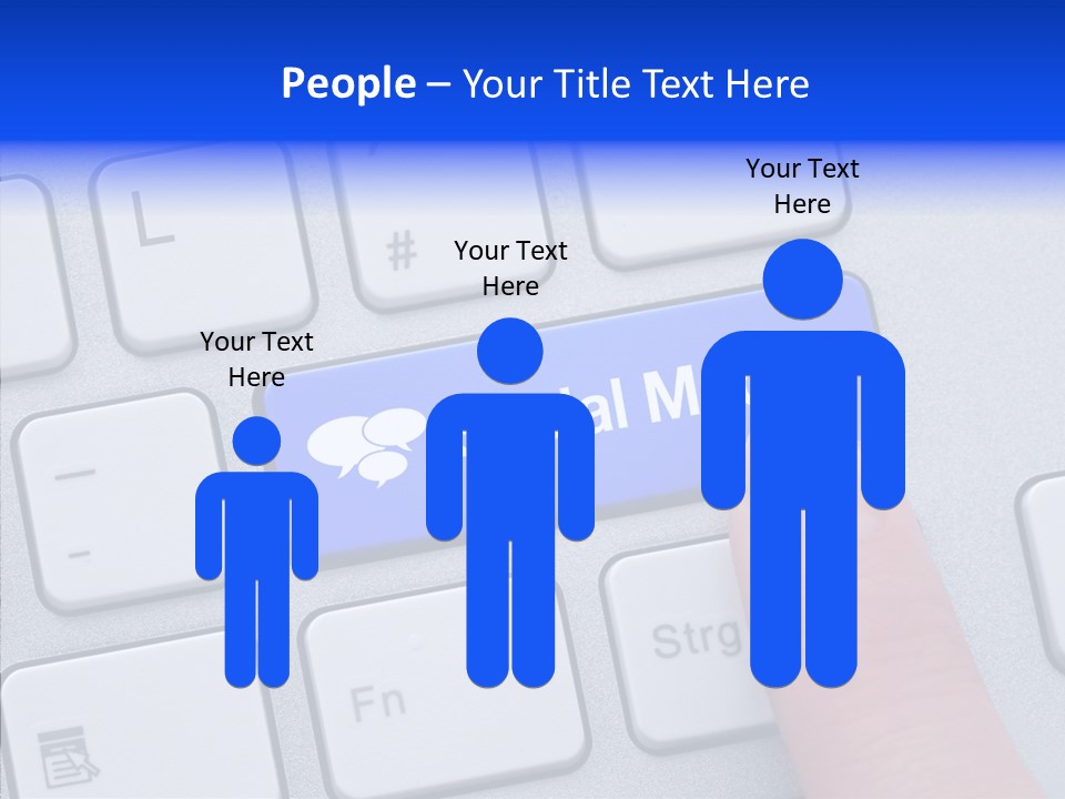 Communicate Computer Concept PowerPoint Template