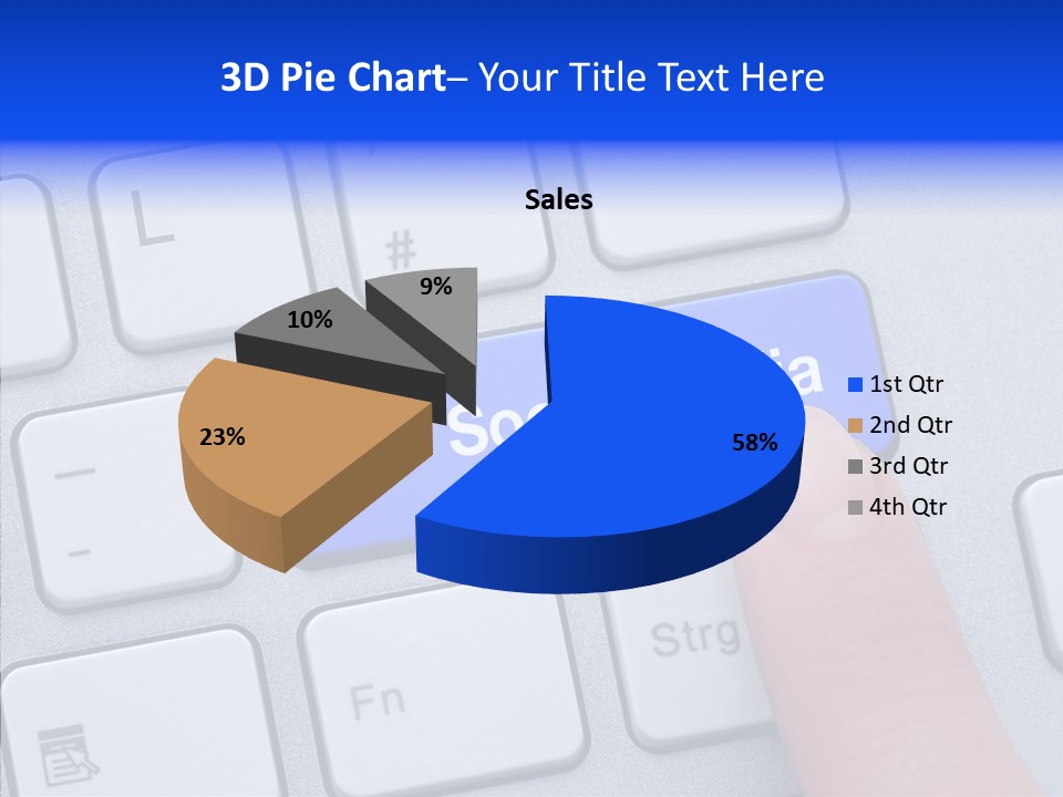 Communicate Computer Concept PowerPoint Template