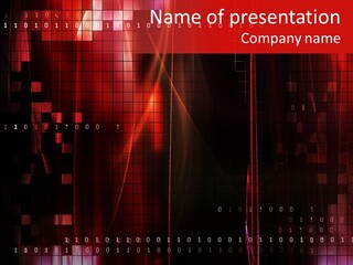 Fractal Effect Brush PowerPoint Template