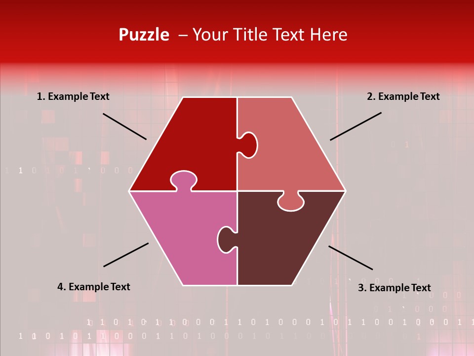 Fractal Effect Brush PowerPoint Template