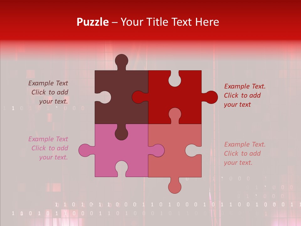 Fractal Effect Brush PowerPoint Template