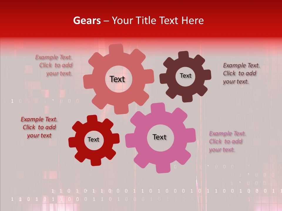 Fractal Effect Brush PowerPoint Template