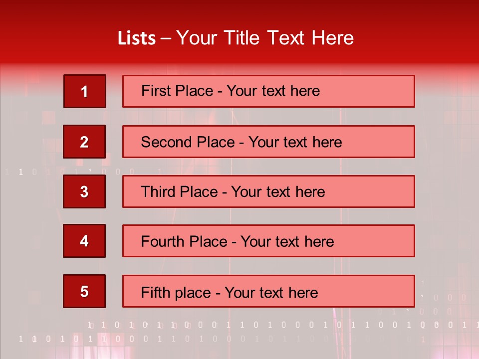 Fractal Effect Brush PowerPoint Template