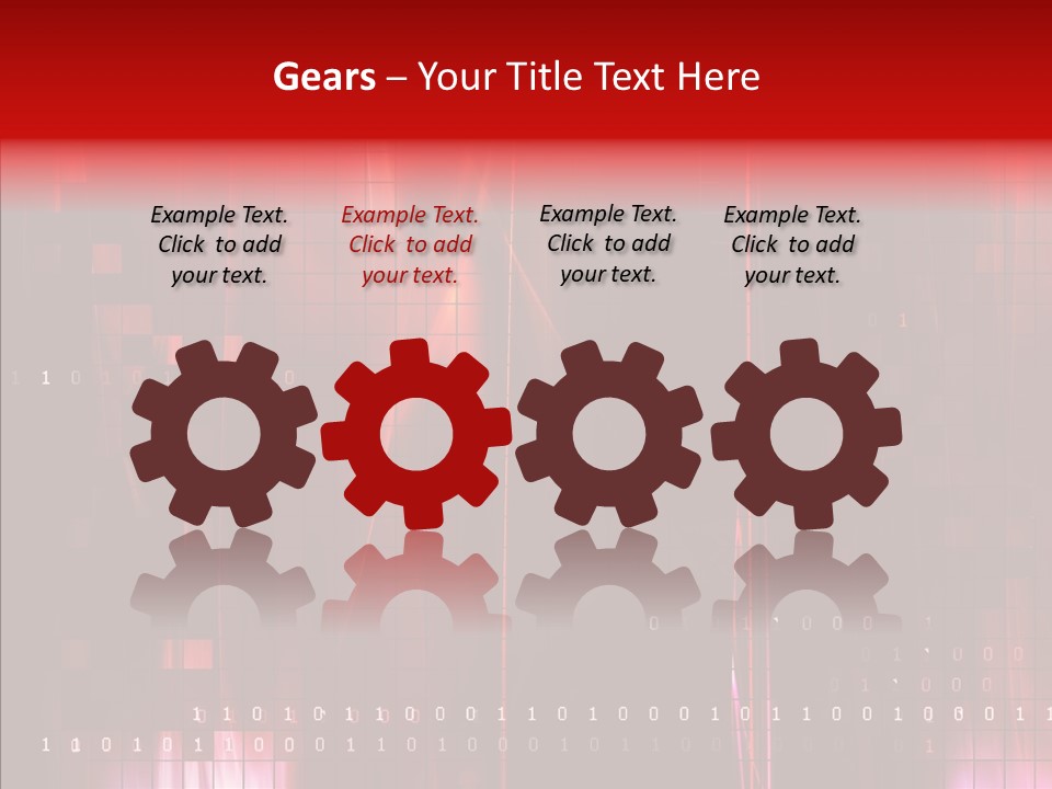 Fractal Effect Brush PowerPoint Template