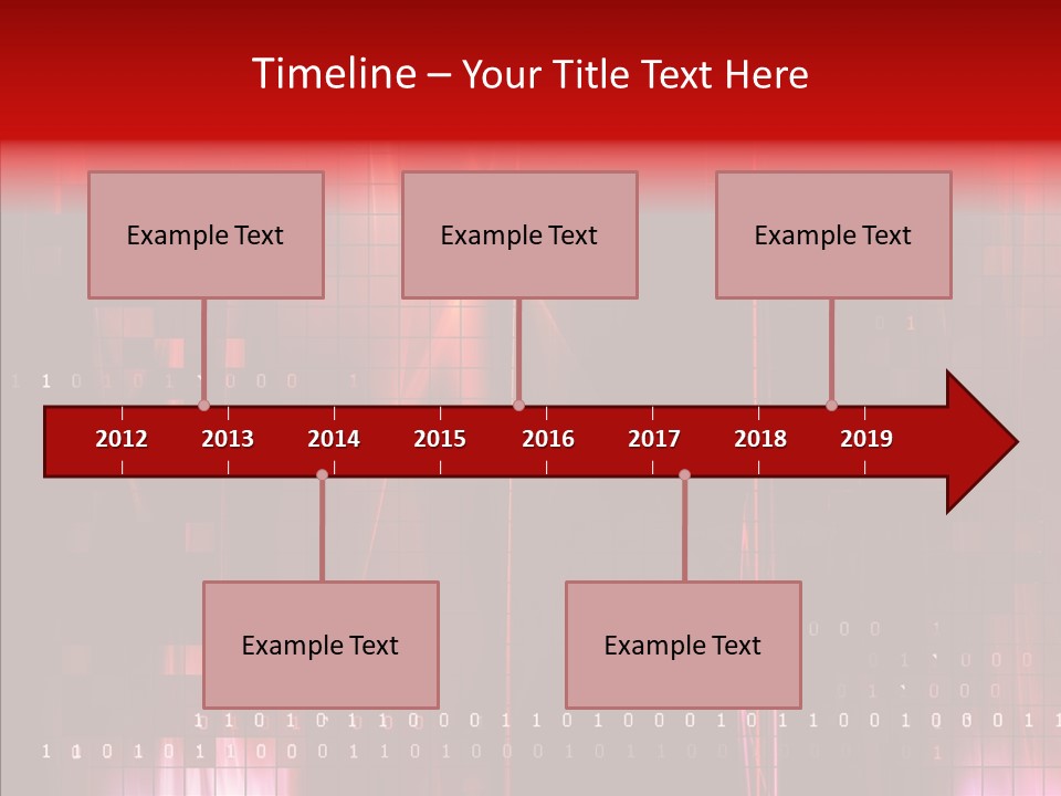Fractal Effect Brush PowerPoint Template