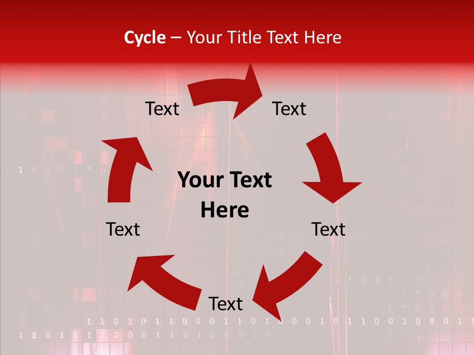 Fractal Effect Brush PowerPoint Template
