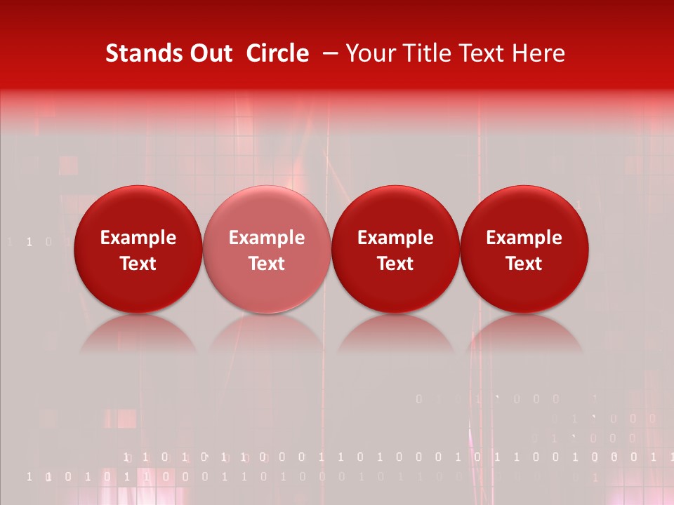 Fractal Effect Brush PowerPoint Template