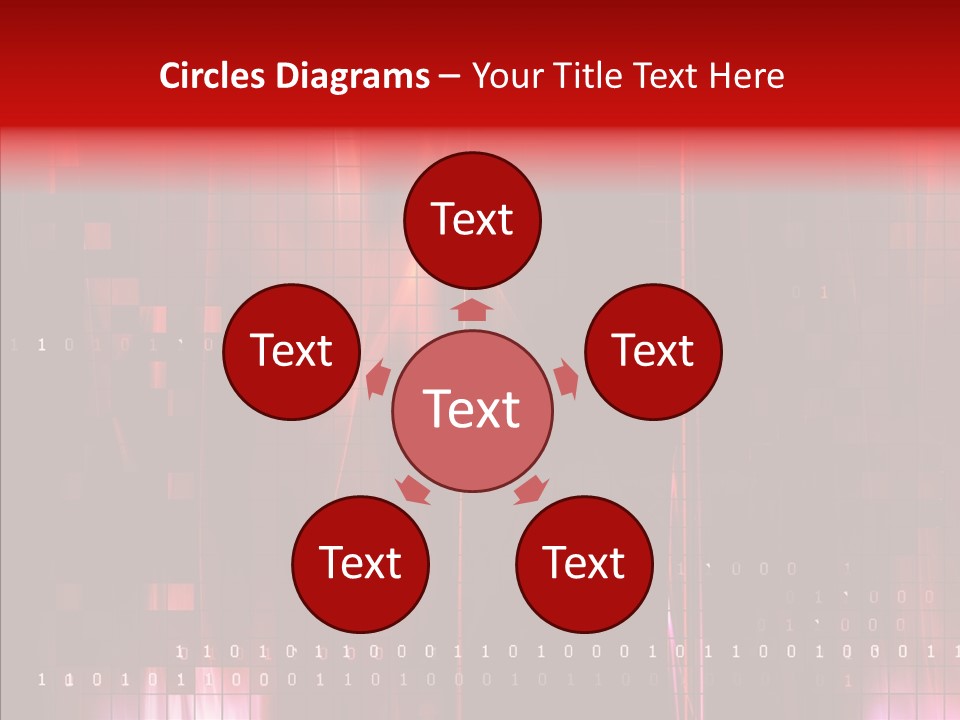 Fractal Effect Brush PowerPoint Template