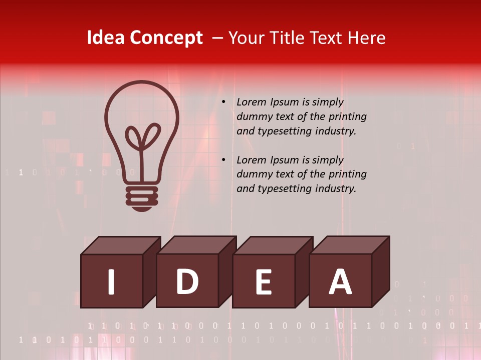 Fractal Effect Brush PowerPoint Template