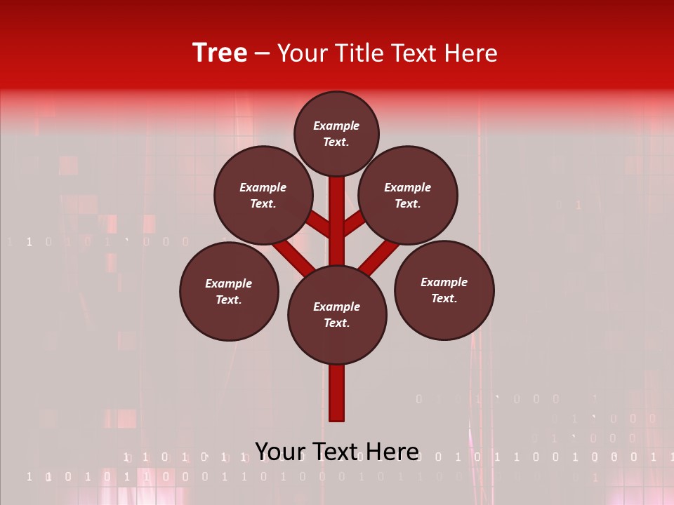 Fractal Effect Brush PowerPoint Template