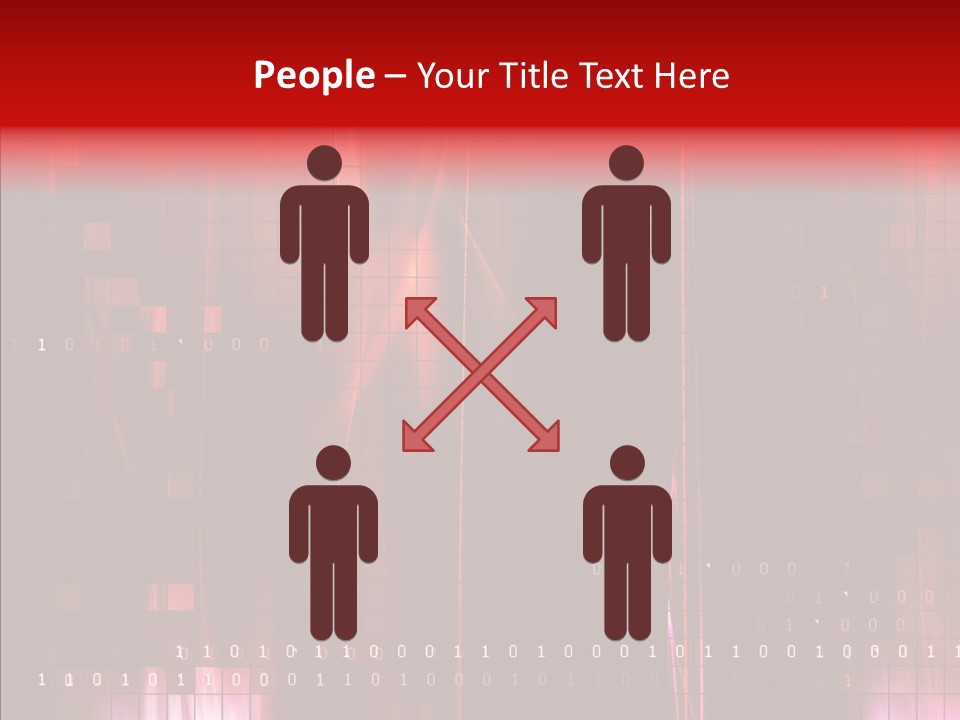 Fractal Effect Brush PowerPoint Template