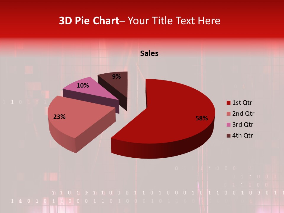 Fractal Effect Brush PowerPoint Template