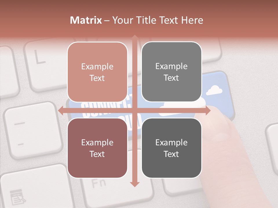 Communication Word Console PowerPoint Template