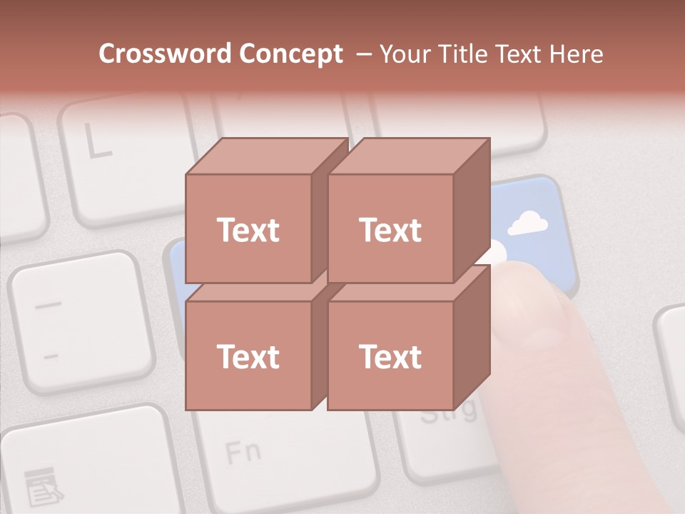 Communication Word Console PowerPoint Template