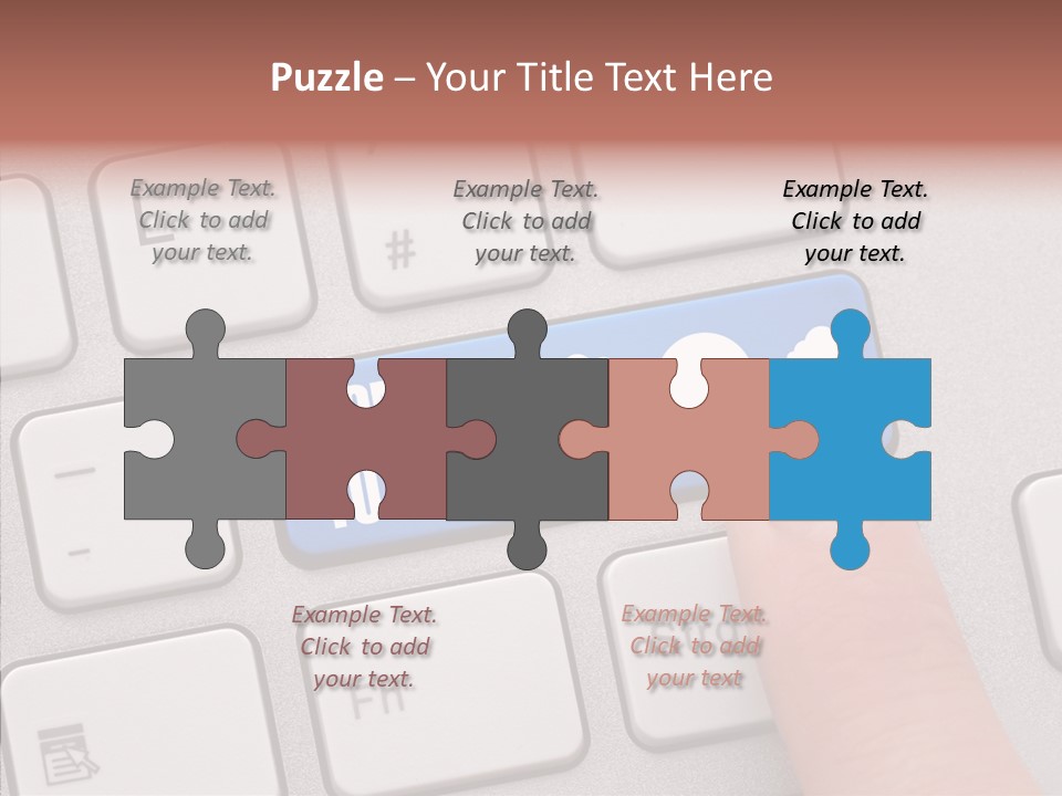 Communication Word Console PowerPoint Template