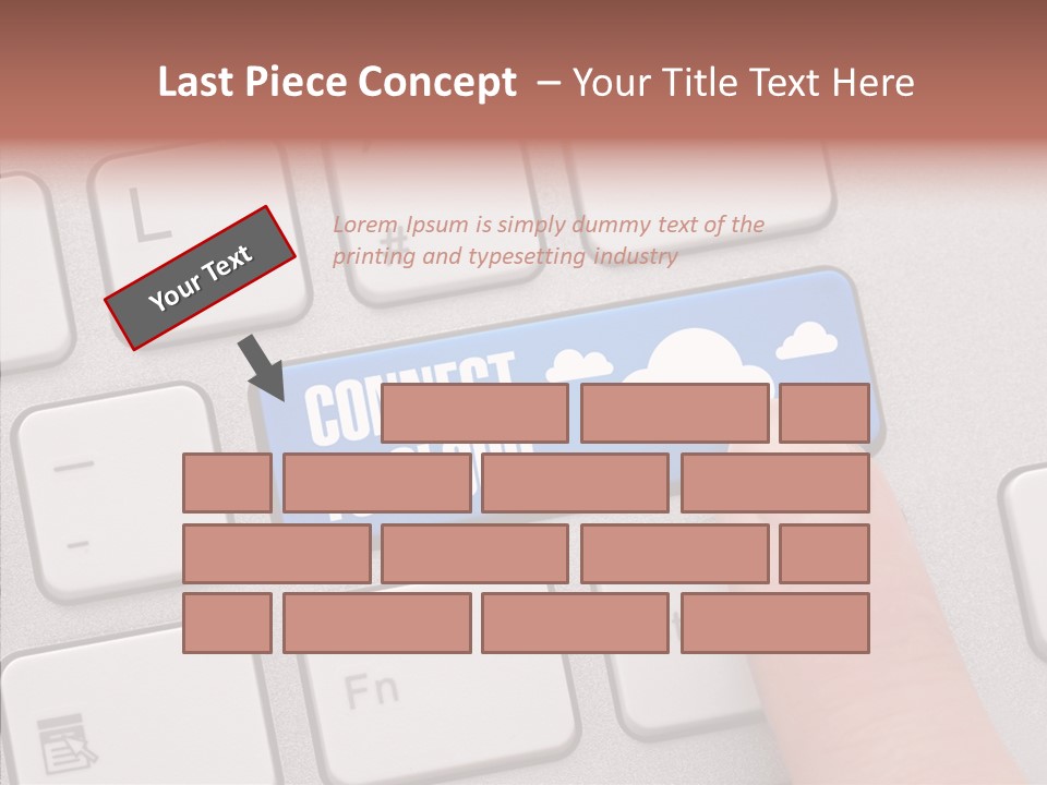 Communication Word Console PowerPoint Template