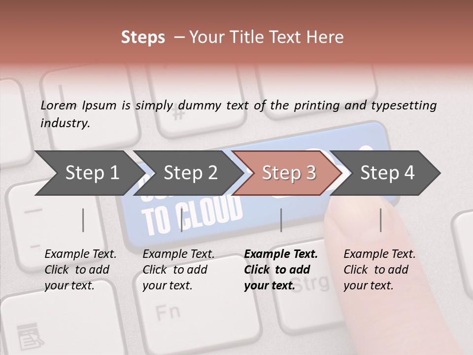 Communication Word Console PowerPoint Template