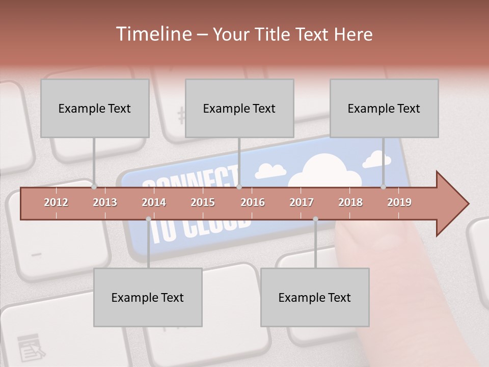 Communication Word Console PowerPoint Template