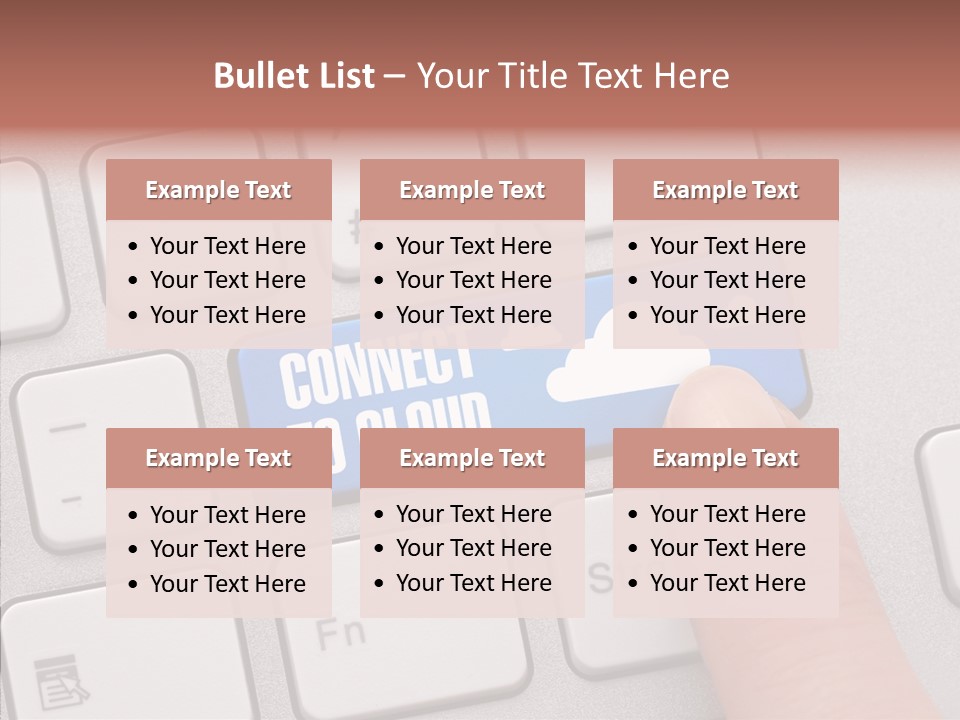 Communication Word Console PowerPoint Template