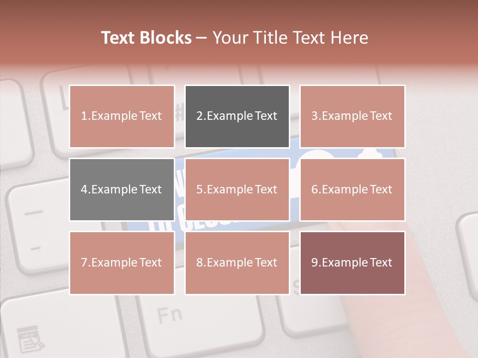 Communication Word Console PowerPoint Template