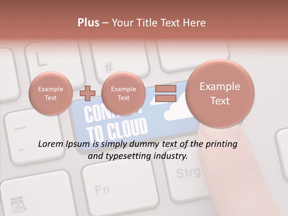 Communication Word Console PowerPoint Template