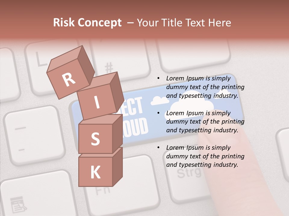 Communication Word Console PowerPoint Template