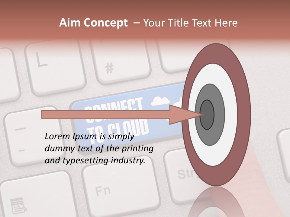 Communication Word Console PowerPoint Template