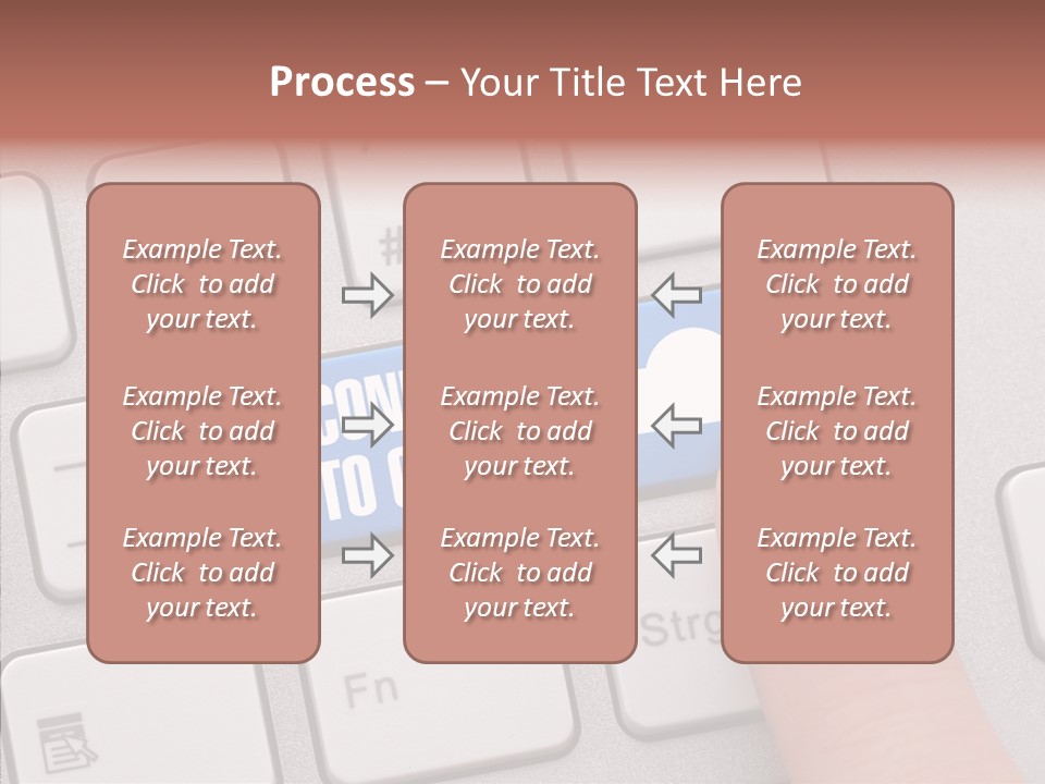 Communication Word Console PowerPoint Template