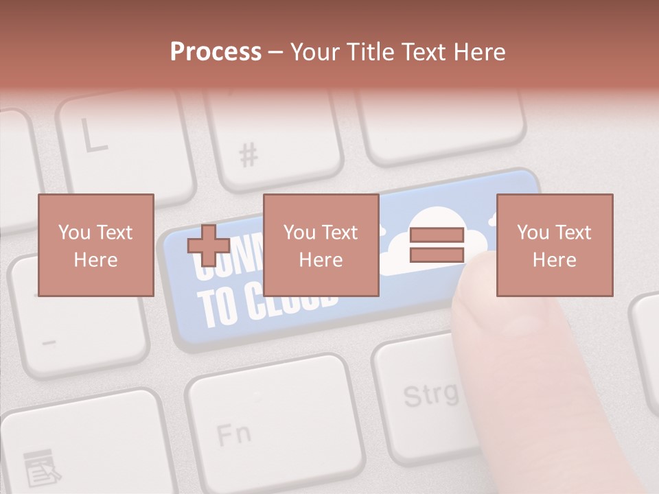 Communication Word Console PowerPoint Template