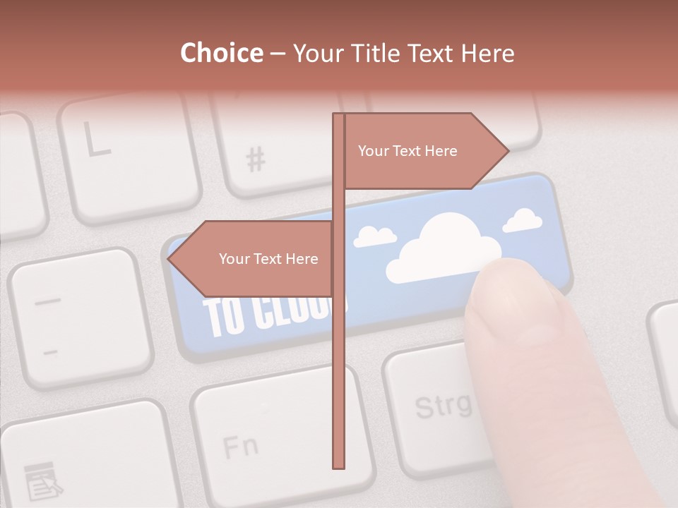 Communication Word Console PowerPoint Template