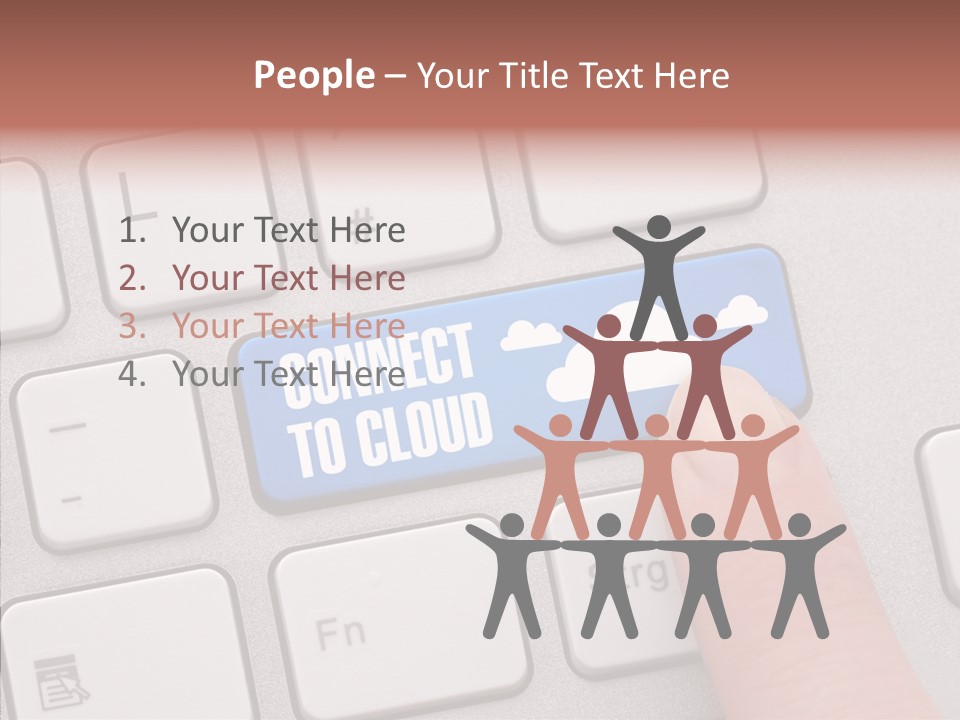 Communication Word Console PowerPoint Template