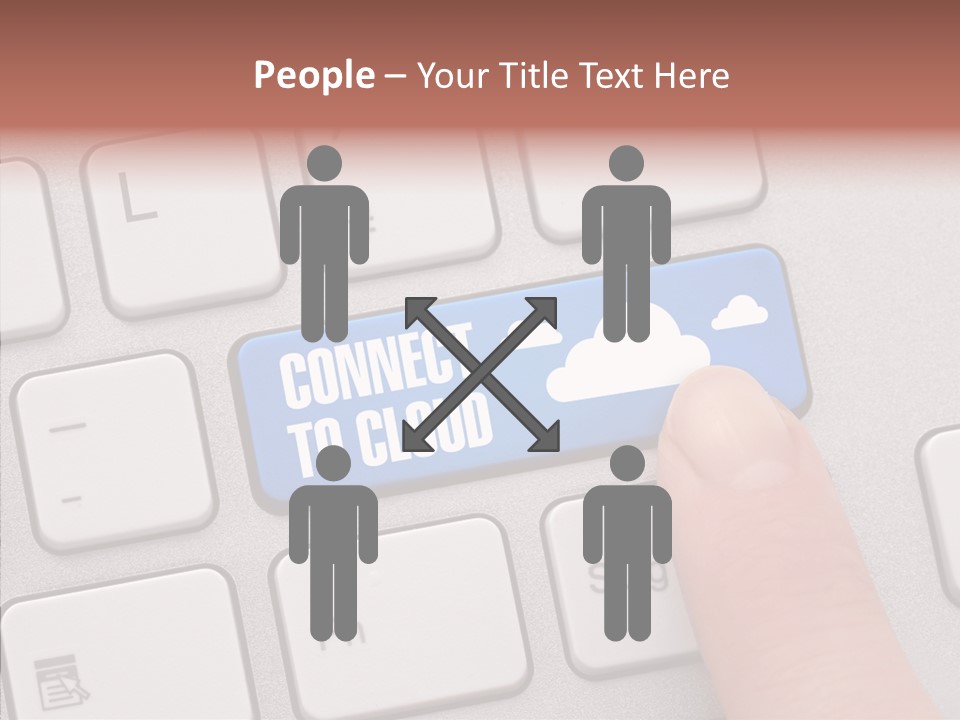 Communication Word Console PowerPoint Template