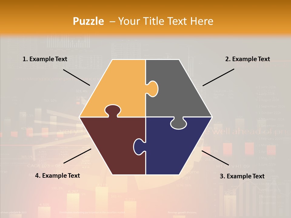 Product Number Blue PowerPoint Template