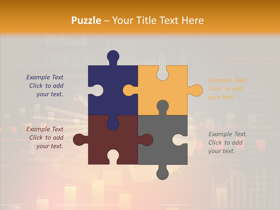 Product Number Blue PowerPoint Template