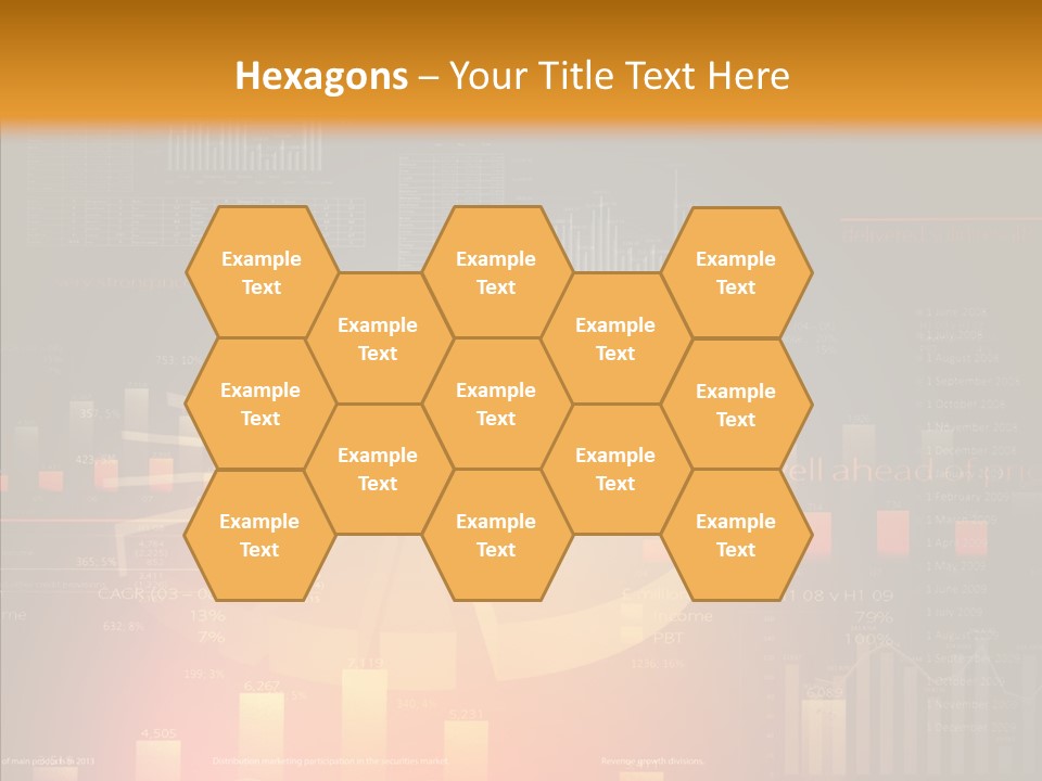 Product Number Blue PowerPoint Template