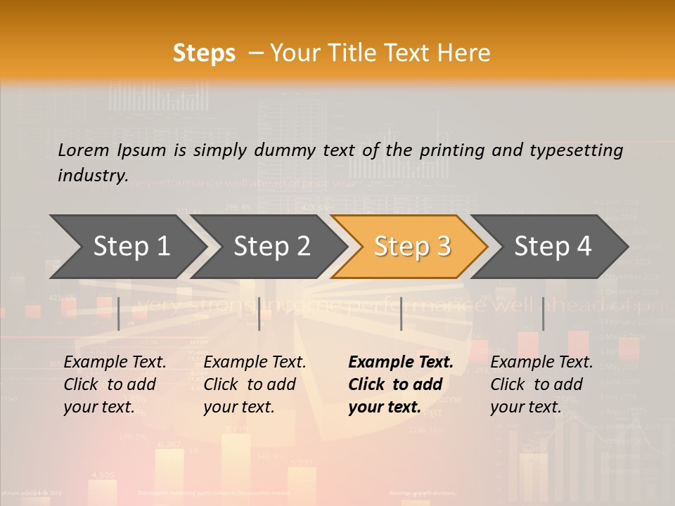 Product Number Blue PowerPoint Template