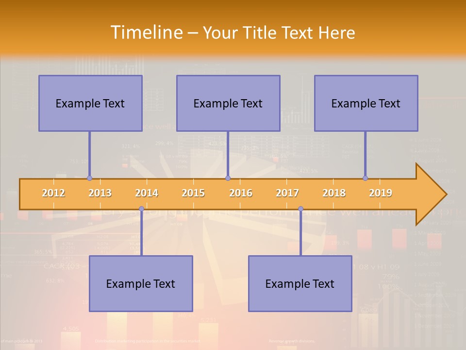 Product Number Blue PowerPoint Template