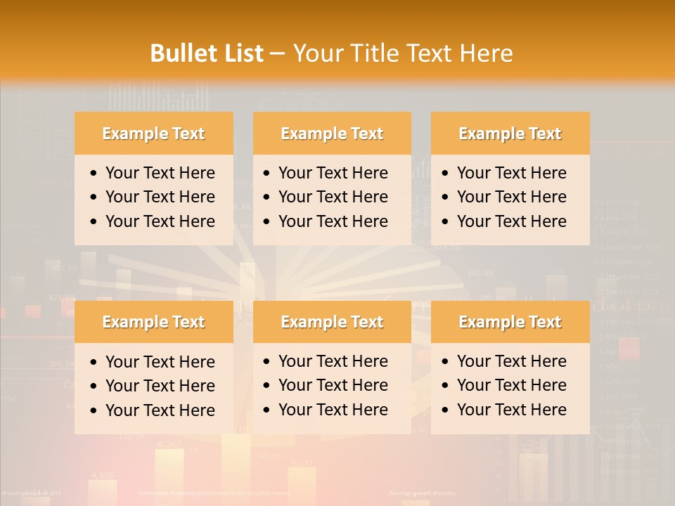 Product Number Blue PowerPoint Template
