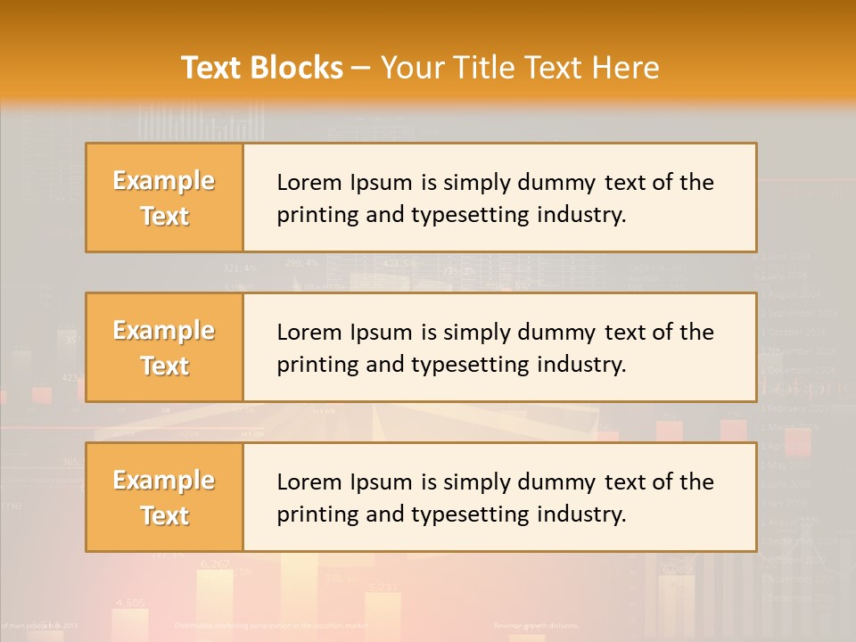 Product Number Blue PowerPoint Template