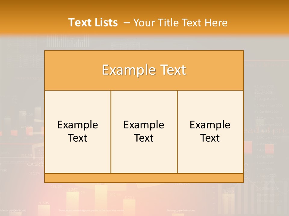 Product Number Blue PowerPoint Template