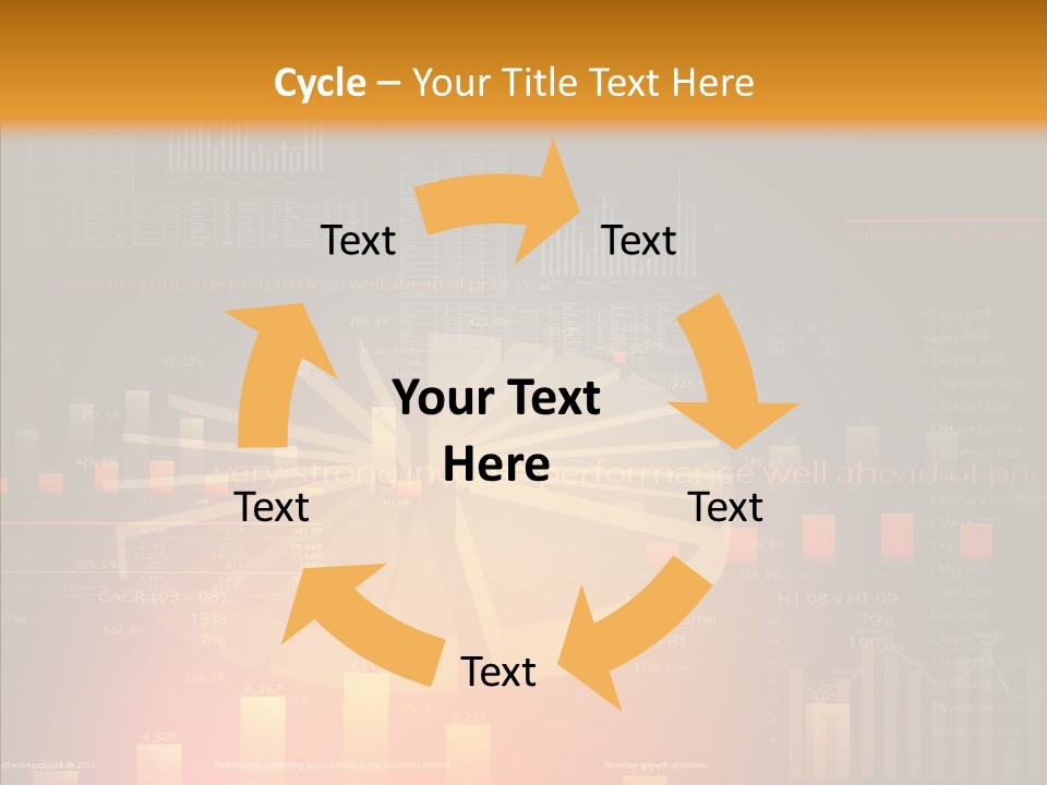 Product Number Blue PowerPoint Template